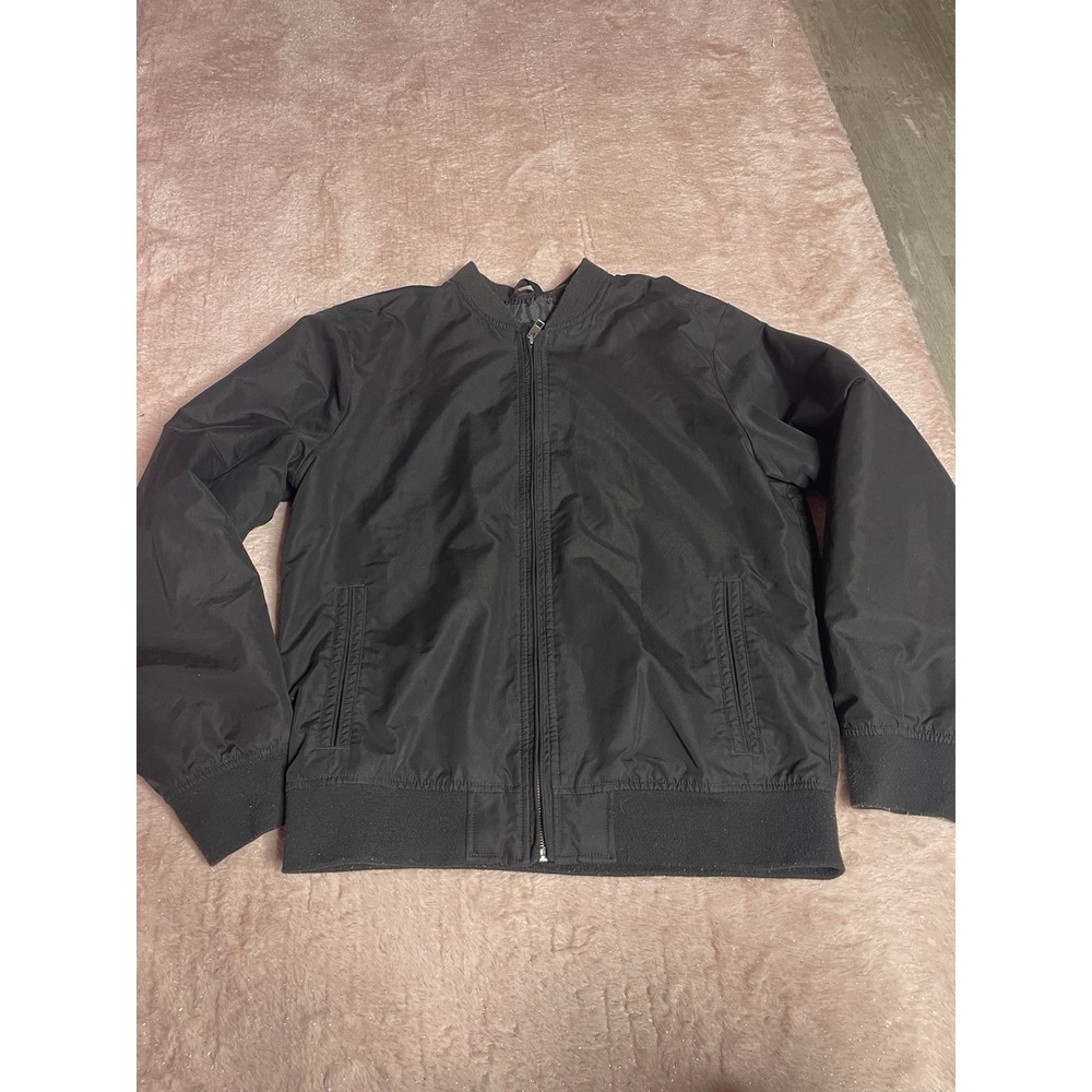 Old Navy Men's Black Liteweight  Zip Up‎ Jacket Lg
